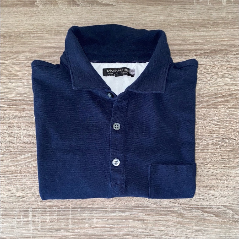 Men Banana Republic Performance Pique Polo